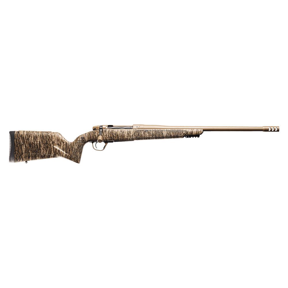 Christensen Arms Evoke Mossy Oak Rifle 7mm Backcountry 4rd Capacity 20'' FDE Cerakote Barrel Bottomlands Stock
