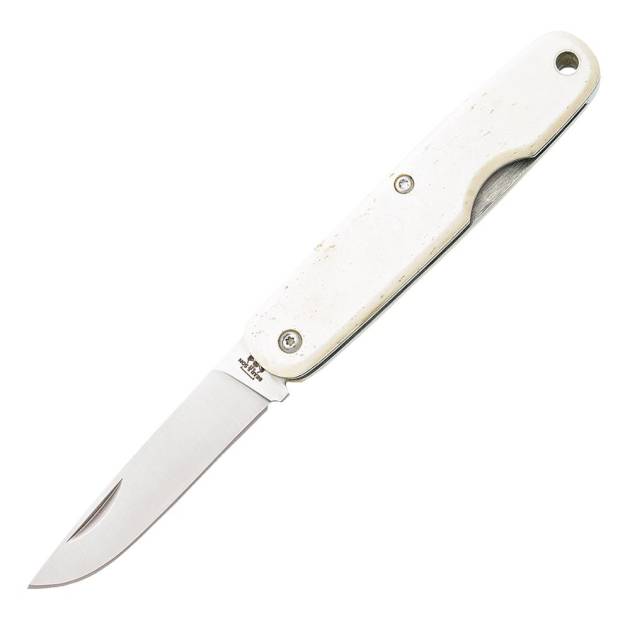 Bear & Son Cocobolo Slip Joint Execute Folding Knife 2-1/4" Drop Point Blade White Smooth Bone