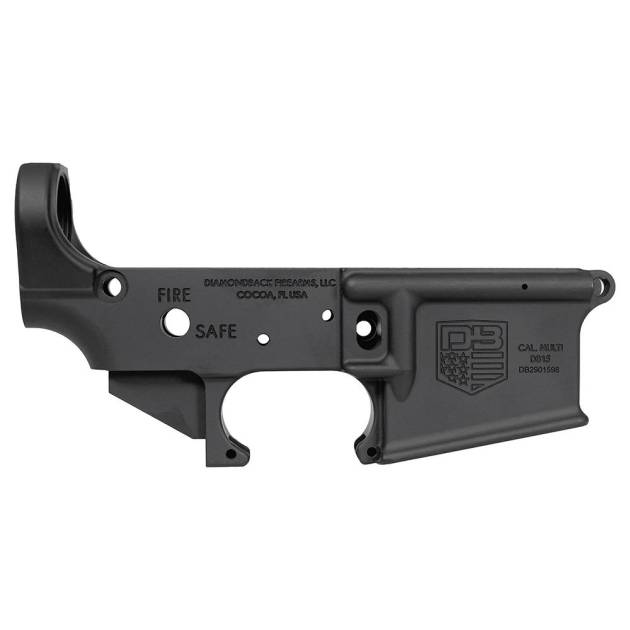 Diamondback Firearms DB15 Carbon Series Stripped Lower Multi Caliber Aluminum Black