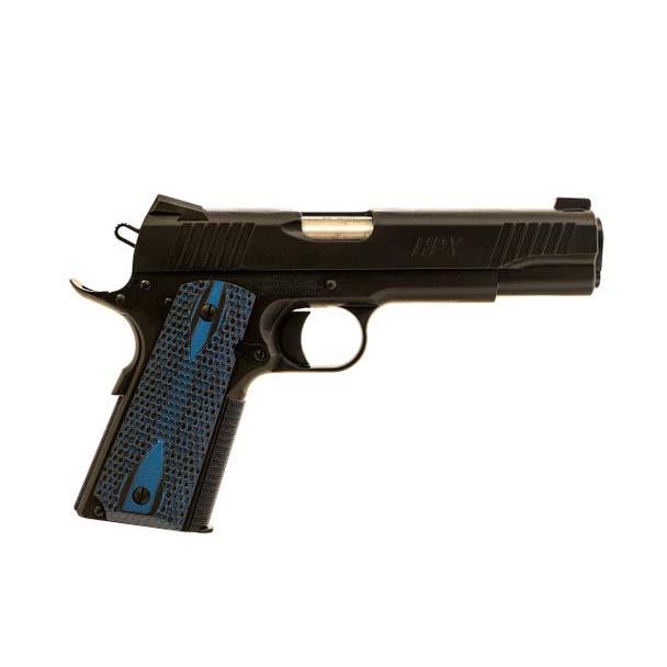 Standard Manufacturing 1911 HPX Handgun .45 ACP 8rd Magazine 5" Barrel Blue Grips
