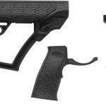 Collapsible Buttstock Pistol Grip & Vertical Foregrip Combo BLK