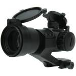 TacFire Red/Green Dot Sight 1x30 Dual Illum. Black with Cantilever Mount