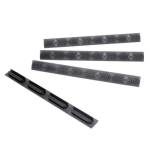 Ergo Modular Wedgelok Rail Covers Graphite Grey 4/ct