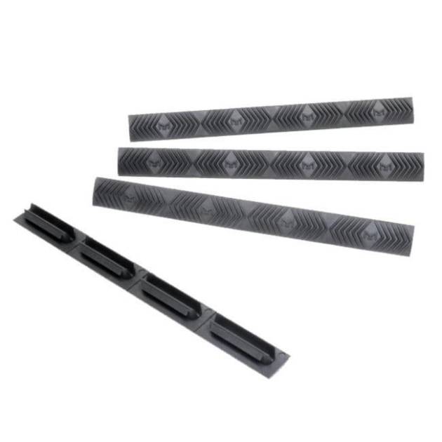 Ergo Modular Wedgelok Rail Covers Graphite Grey 4/ct