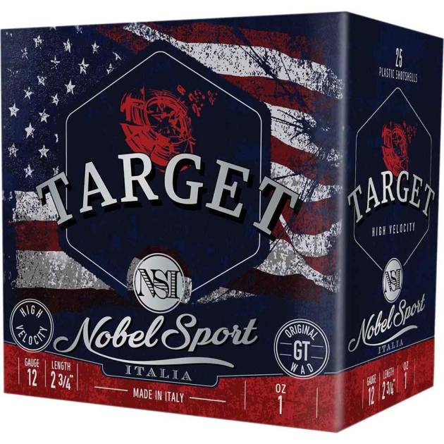 Nobel NSI Target Nobel Speed Shotshell 12ga 2-3/4" 1oz 1300 fps #7.5 25/ct