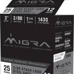 Migra Waterfowl Steel Shot Shotshell 12 ga 3" 1-1/4 oz 1430 fps #2-BB 25/ct