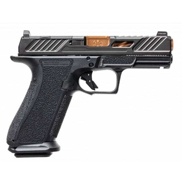 Shadow Systems XR920 Elite Slide Optic Handgun 9mm Luger 10rd Magazines (2) 4" Bronze Barrel Black CA Compliant