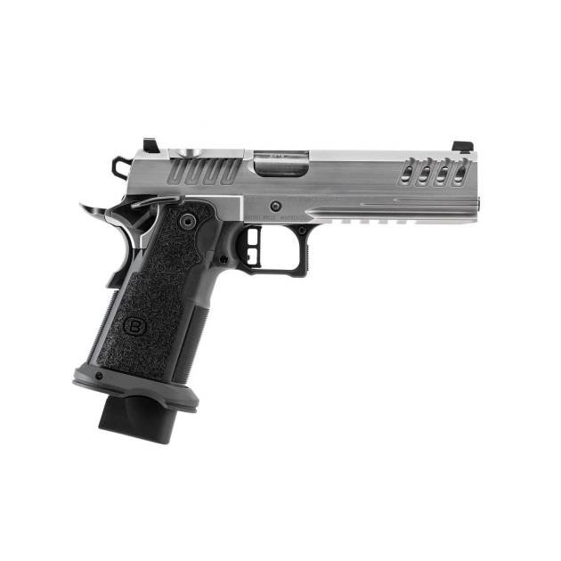 Bersa M2XI 1911 DS Handgun 9mm Luger 18(1)&22(1)rd Magazine 5" Barrel Stainless Steel Optics Ready Night Sights