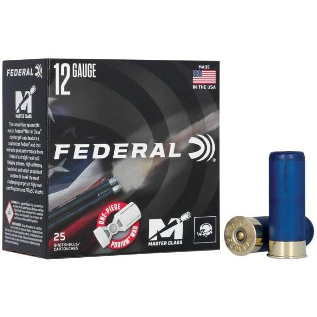 Federal Master Class Shotshells 12ga 2-3/4" 1oz 1300 fps #7.5 25/ct