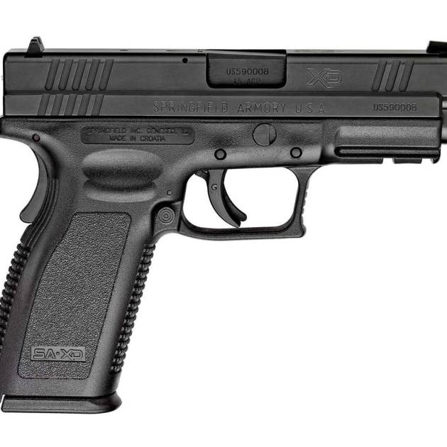 XD .45ACP 4" BLACK W-2 10RN MAGAZINES