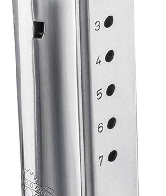 Springfield Armory XD(S) Flush Fit Magazine 9mm 7/rd Stainless
