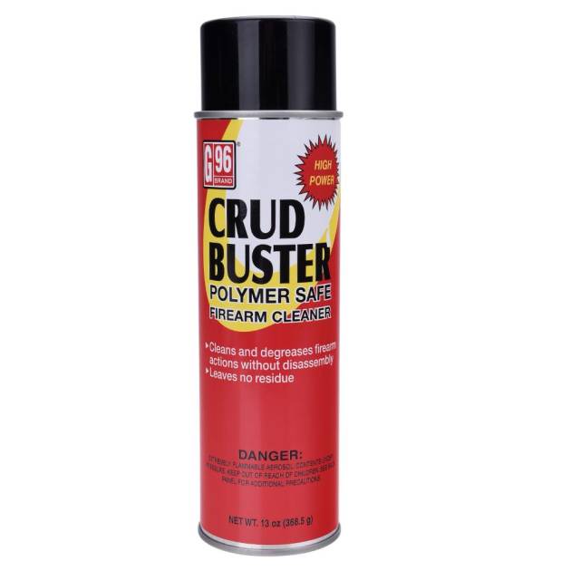 G96 Crud Buster Polymer Safe Firearm Cleaner 13 oz Aerosol