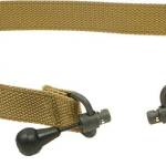 VICKERS 2-TO-1 SLING RED SWIVEL VERSION  NYLON ADJUSTER & HDW COYOTE BR