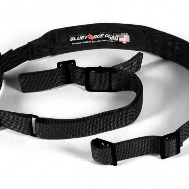 Blue Force Gear Vickers Padded 2-Point Sling with Acetal Hardware Black