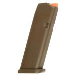 Glock G17 Factory Handgun Magazine FDE 9mm 17/rds Bulk