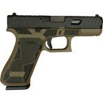 Glock V-Series Model 45 Handgun 9mm Luger 17rd Magazines (3) 3.7" Barrel Kavorka Cerakote FDE Austria
