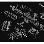 TekMat 12x36 Gun Cleaning Mat - Heckler & Koch MP5