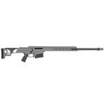 Barrett SMR MRAD Fixed Stock Rifle .338 Norma Magnum 10rd Magazine(1) 26'' Fluted Barrel Tungsten Grey Finish