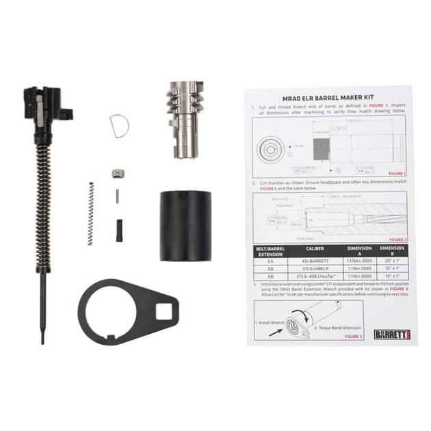 Barrett MRAD ELR Barrel Maker Kit .375 EnABELR "EB"