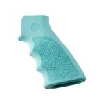 Hogue AR-15/M-16 Rubber Grip with Finger Grooves Aqua