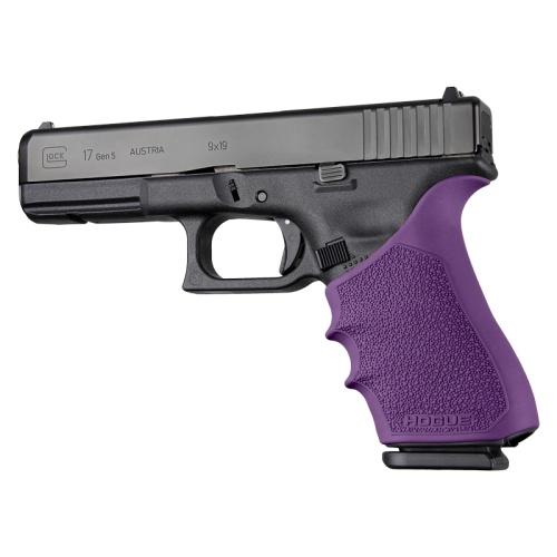 Hogue HandAll Beavertail Grip Sleeve Glock 17 Gen 1/2/5 Purple