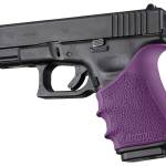 Hogue HandAll Beavertail Grip Sleeve Glock 19 23 32 38 Gen 3-4 Purple