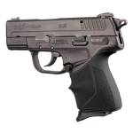 Hogue Handall Beavertail Grip Sleeve for Springfield XD-E 9/45 Black