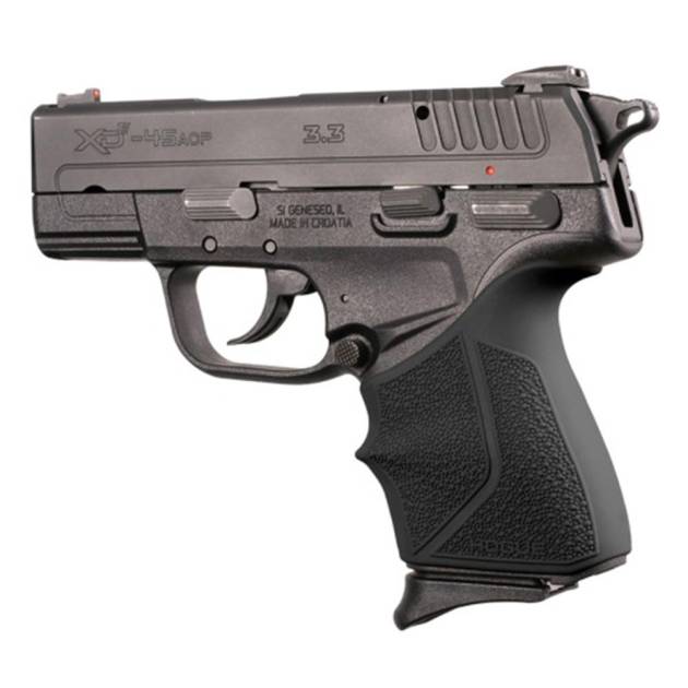 Hogue Handall Beavertail Grip Sleeve for Springfield XD-E 9/45 Black