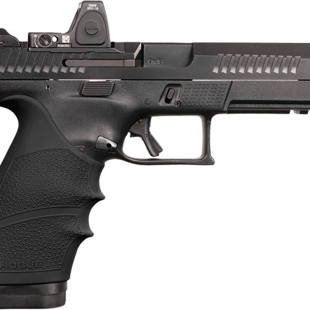 Hogue HandAll Beavertail Grip Sleeve CZ P-10 Full Size 9mm - Black