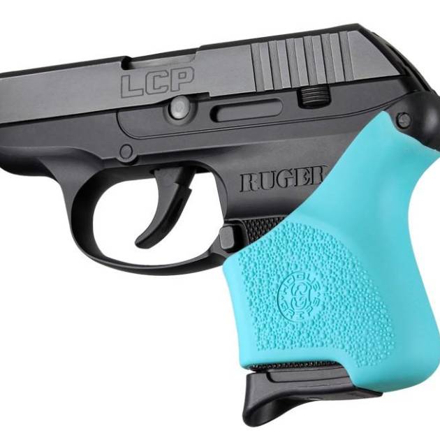 Hogue Handall Hybrid Ruger LCP Grip Sleeve-Aqua