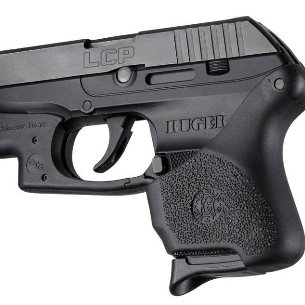 Hogue Grips Handall Universal Grip Sleeve Ruger LCP with Crisman Trace Button