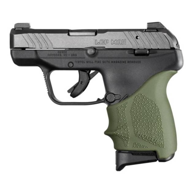 Hogue HandAll Beavertail Grip Sleeve Ruger LCP Max OD Green
