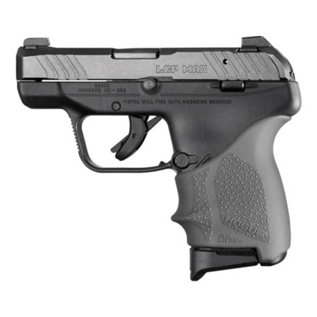 Hogue HandAll Beavertail Grip Sleeve Ruger LCP Max Slate Grey