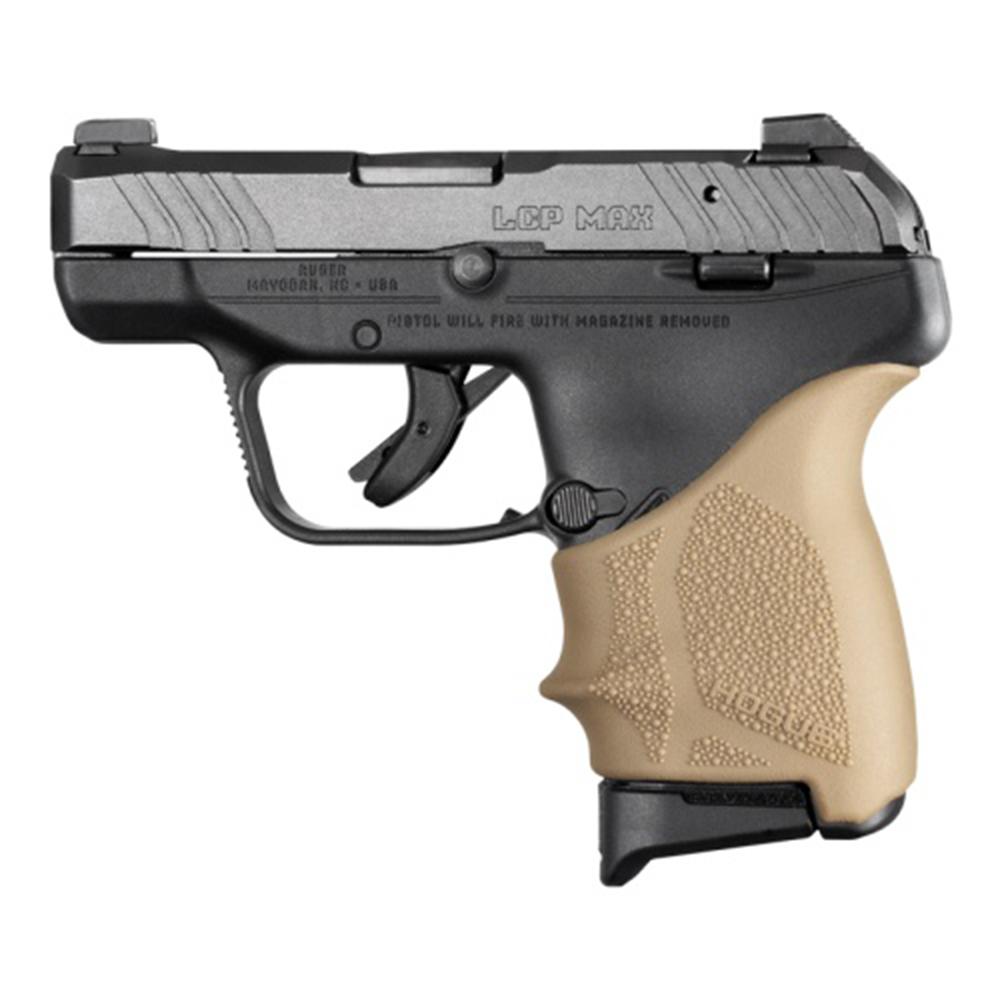 Hogue HandAll Beavertail Grip Sleeve Ruger LCP Max FDE