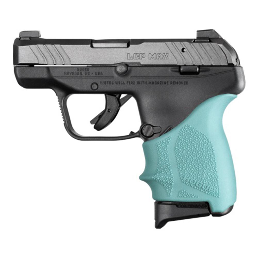 Hogue HandAll Beavertail Grip Sleeve Ruger LCP Max Aqua