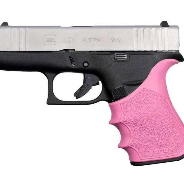 Hogue HandAll Beavertail Grip Sleeve Glock 43X 48 - Pink