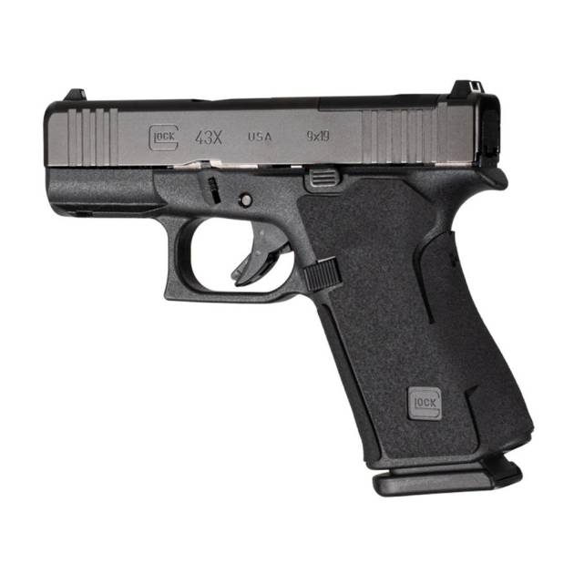Hogue Wrapter Adhesive Grip Glock 43x/48 Rubber Grain Texture Black