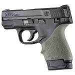 Hogue HandAll Beaver Tail Grip Sleeve S&W M&P Shield Ruger LC9 Glock 26/27 OD G