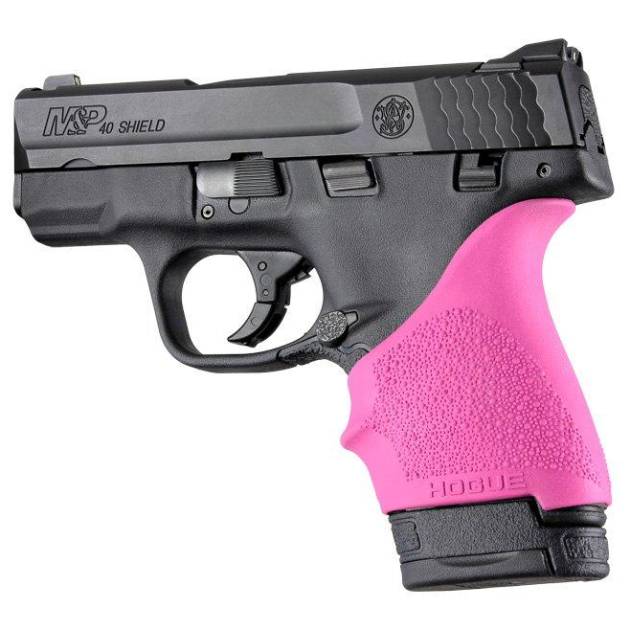 Hogue HandAll Beaver Tail Grip Sleeve S&W M&P Shield Ruger LC9 Glock 26/27 Pink