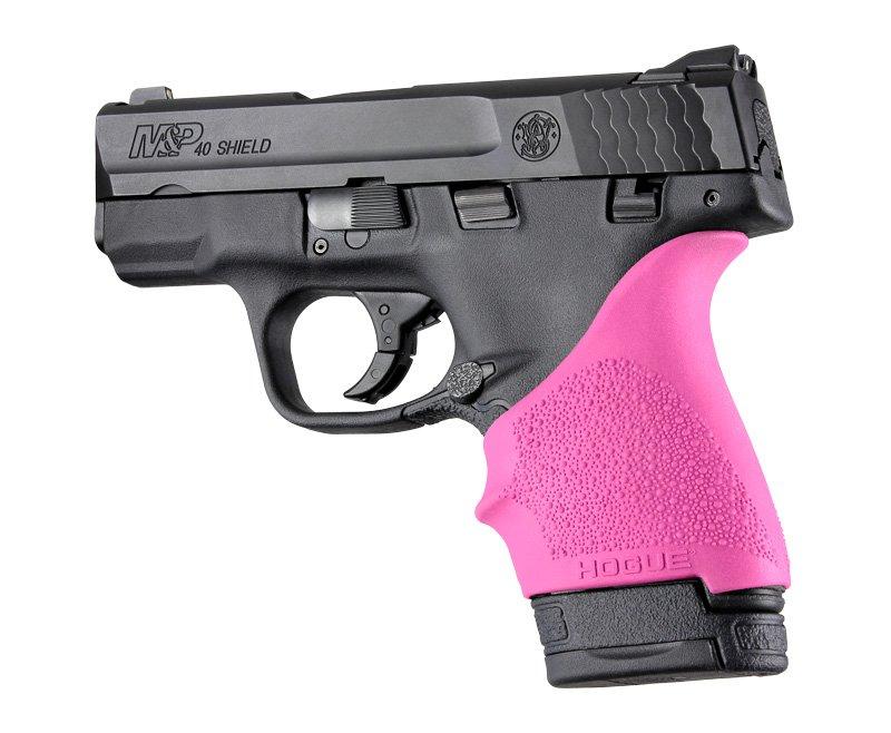 Hogue HandAll Beaver Tail Grip Sleeve S&W M&P Shield Ruger LC9 Glock 26/27 Pink