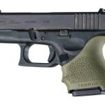 Hogue HandAll Beavertail Grip Sleeve Glock 26/27-OD Green