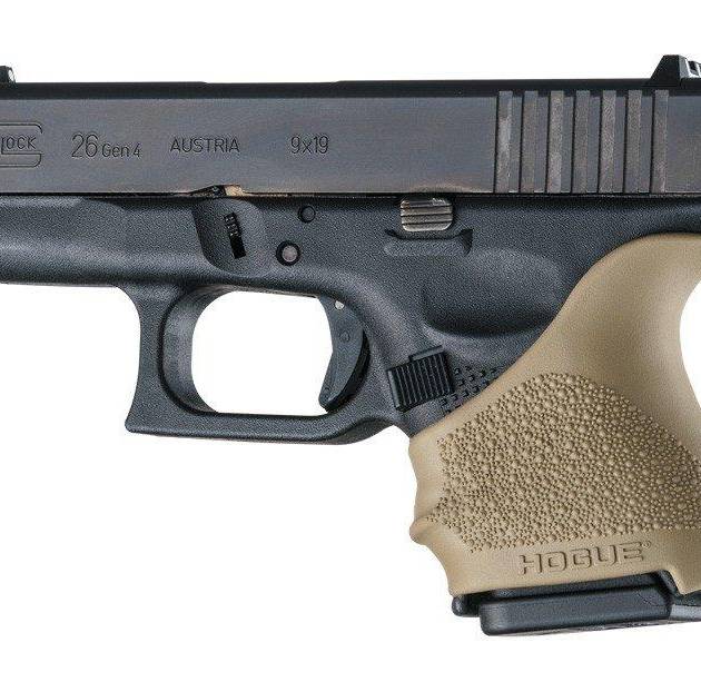 Hogue HandAll Beavertail Grip Sleeve Glock 26/27-Flat Dark Earth