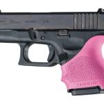 Hogue HandAll Beavertail Grip Sleeve Glock 26/27-Pink