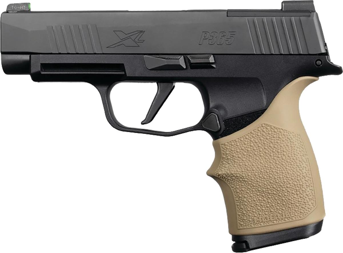 Hogue HandAll Beavertail Grip Sleeve Sig Sauer P365XL- FDE
