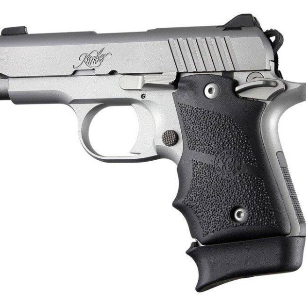 Kimber Micro 9 Ambi Safety Rubber Grip with Finger Grooves Black