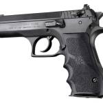 Hogue Magnum Research Baby Eagle .40/9mm Jericho & Uzi Eagle Rubber Grips with Finger Grooves