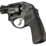 Hogue Ruger LCR/LCRx: Black Rubber Tamer Cushion Grip without Finger Grooves