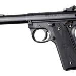 Ruger 22/45 MKIV Rubber Grip Panels Checkered W/Diamonds Black