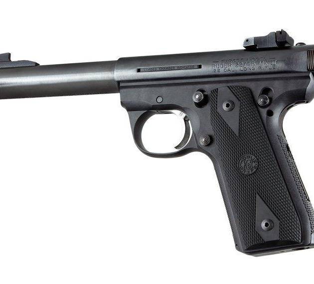 Ruger 22/45 RP Rubber Grip Panels Checkered W/Diamonds
