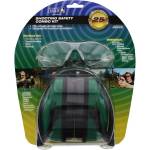 Howard Leight Shooting Sports Safety Combo Kit 25dB Ear Muffs with Clear Shooting Glasses